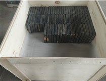 烟台道勤耐磨材料有限公司发往安徽钢厂铸石板装箱中